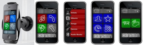 Dension Car Dock for iPhone - Univerzális okostelefon adapter bármely autóhoz, iPhone telefonhoz